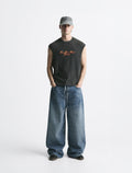 Sleveless Printed TShirt For Mens